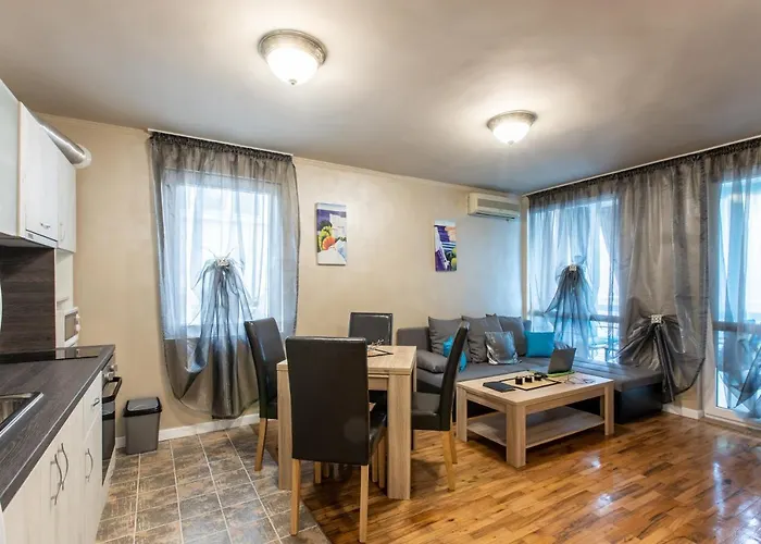 Blue тerrace Center Daire *